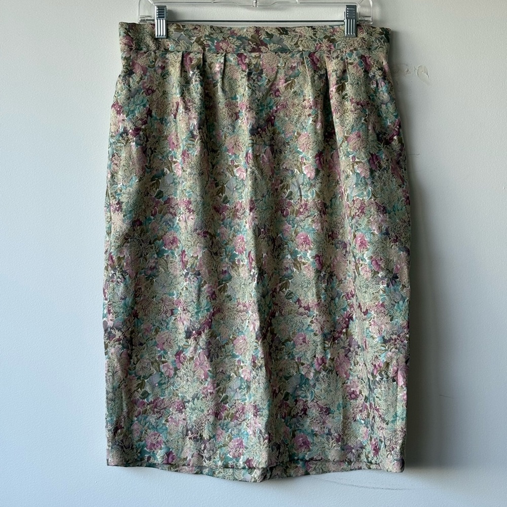 Vintage 80’s Floral Print Women's Skirt